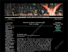 Tablet Screenshot of bitchinentertainment.com